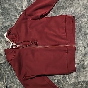 Warm burgundy sweater